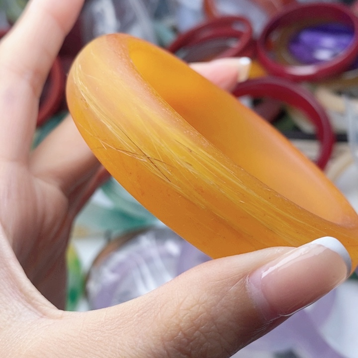 未镶嵌吊坠(不含链)蜜蜡118手镯62圈口