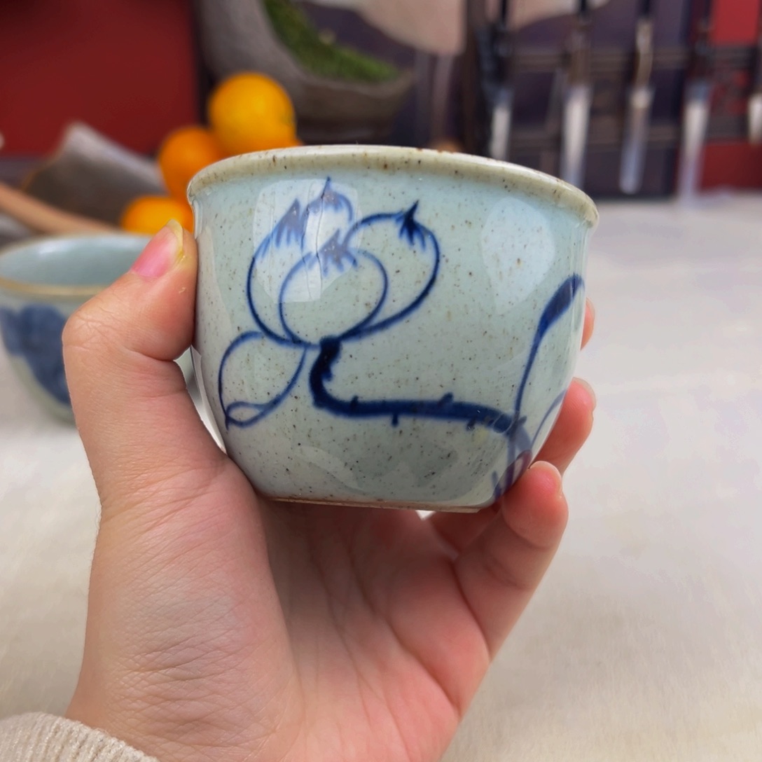 杯子纯手工柴烧主人杯