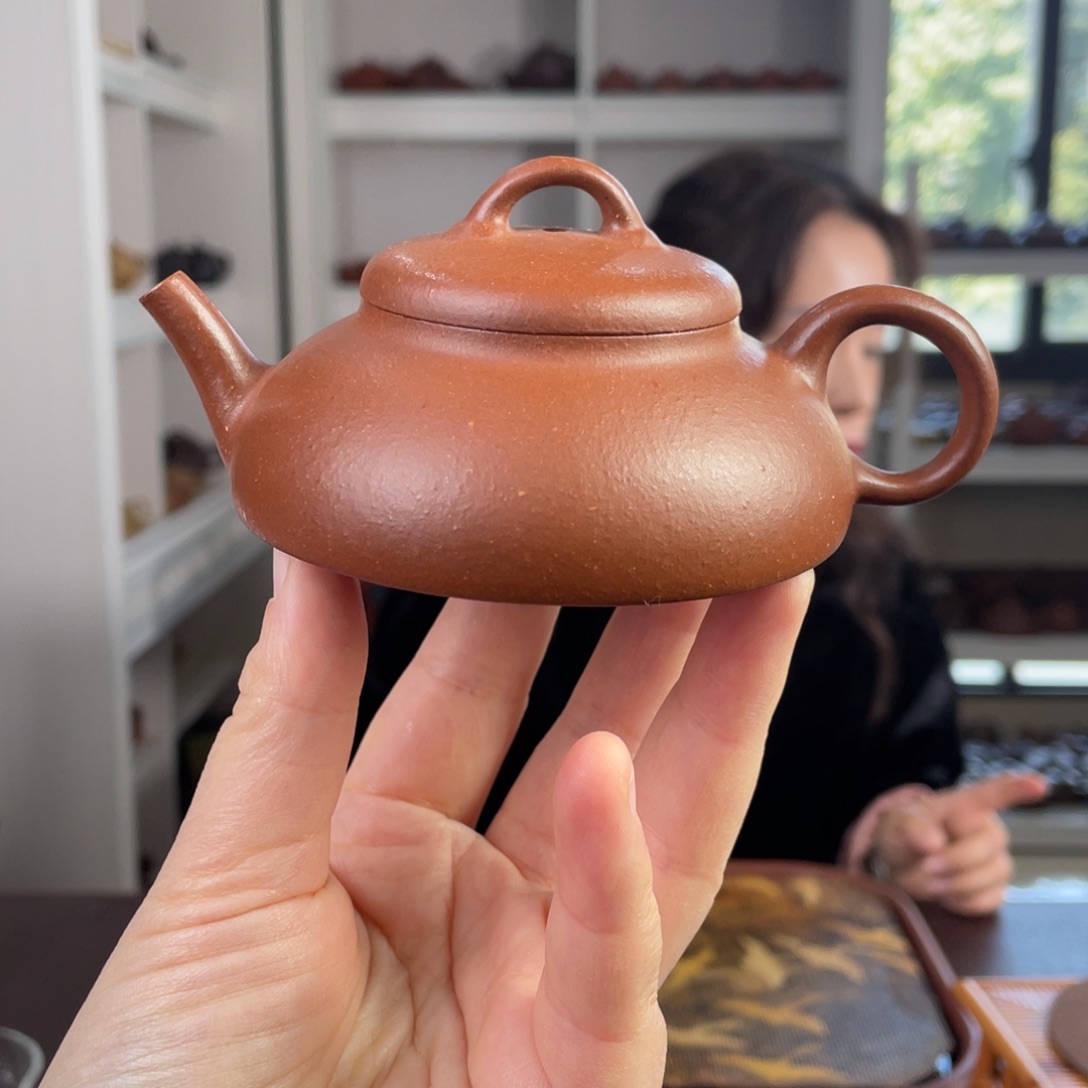 紫砂茶壶红降坡薇风125cc