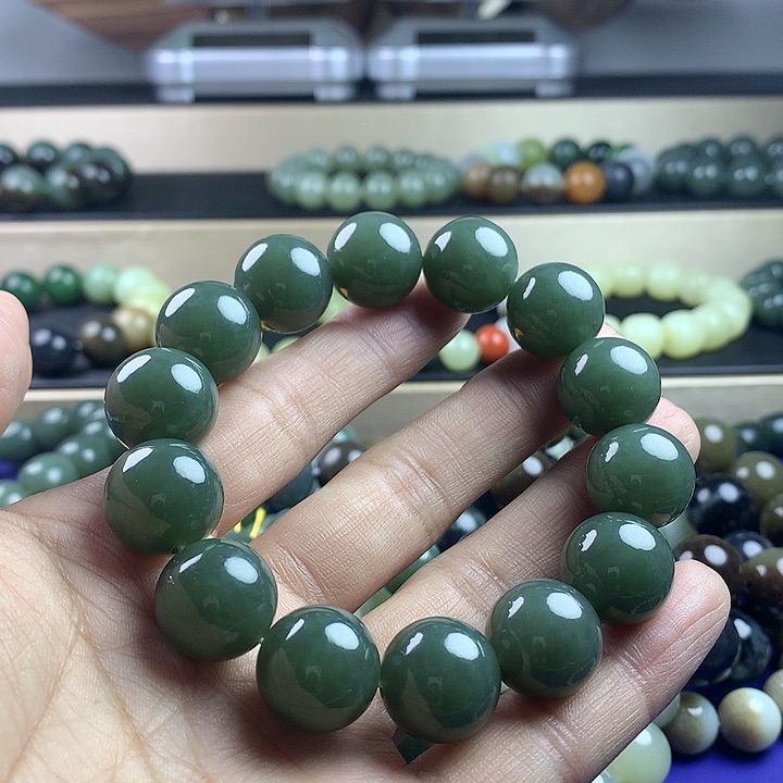 和田玉手链未镶嵌无*氏