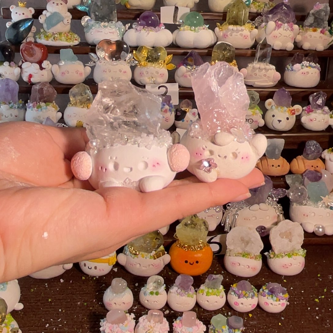 树脂桌面摆件豆丁