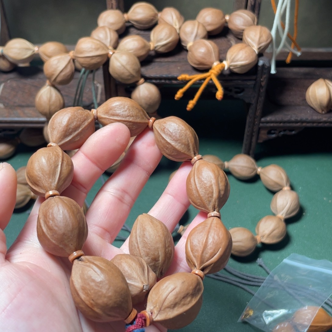 橄榄核手串/手链水**月2130+2228三通➕金标