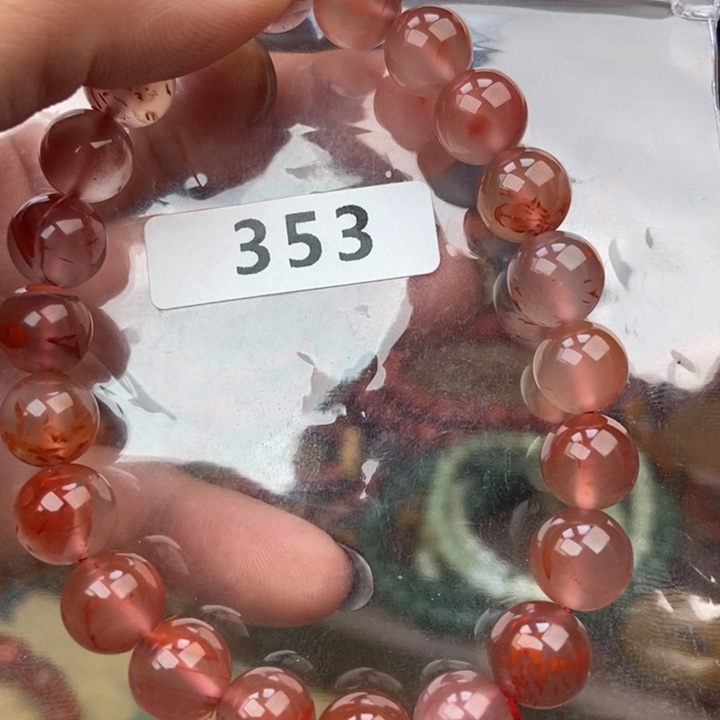 南红玛瑙未镶嵌手链