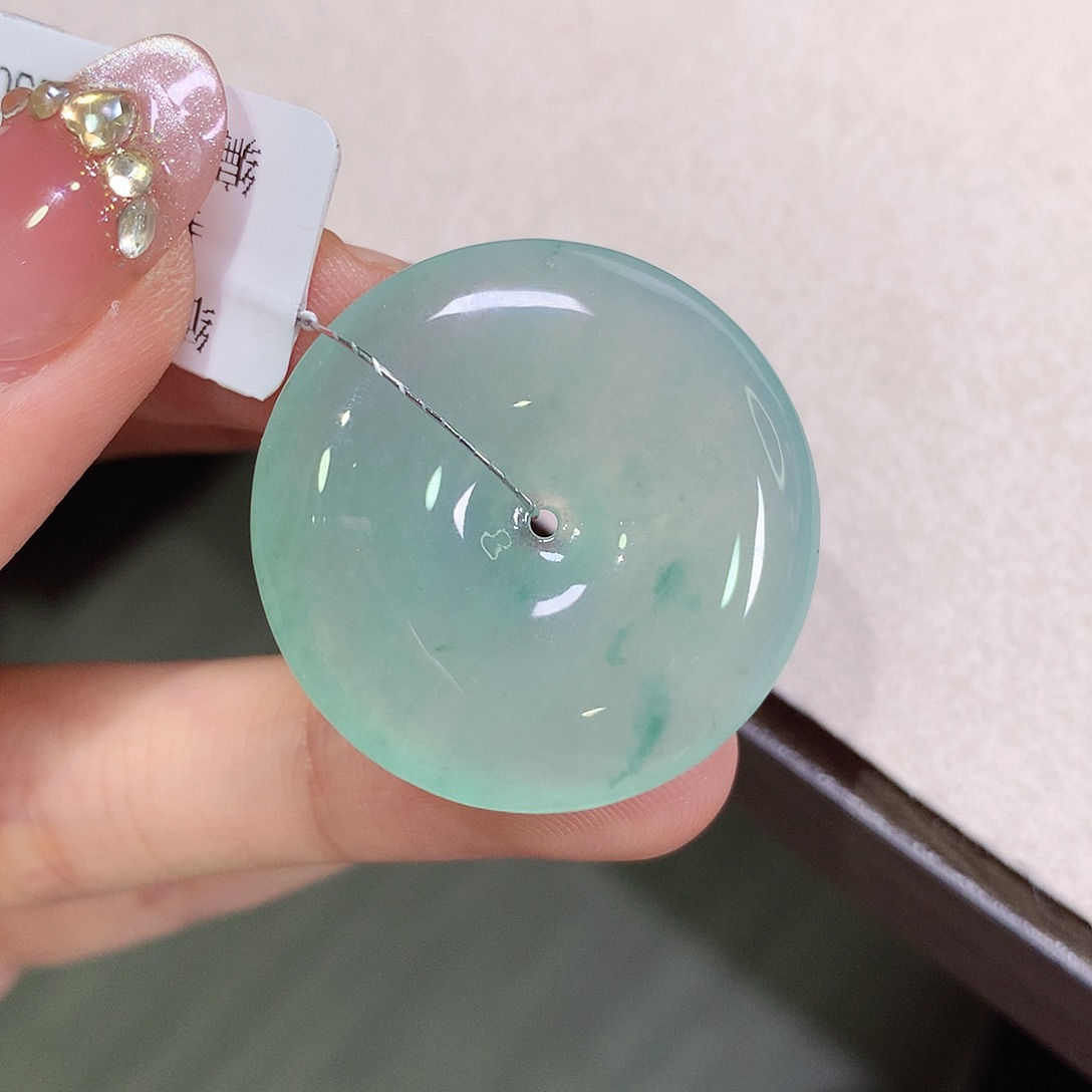 翡翠未镶嵌颈饰29.8-5.9