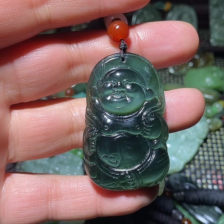 和田玉（糖玉）未镶嵌吊坠(不含链)