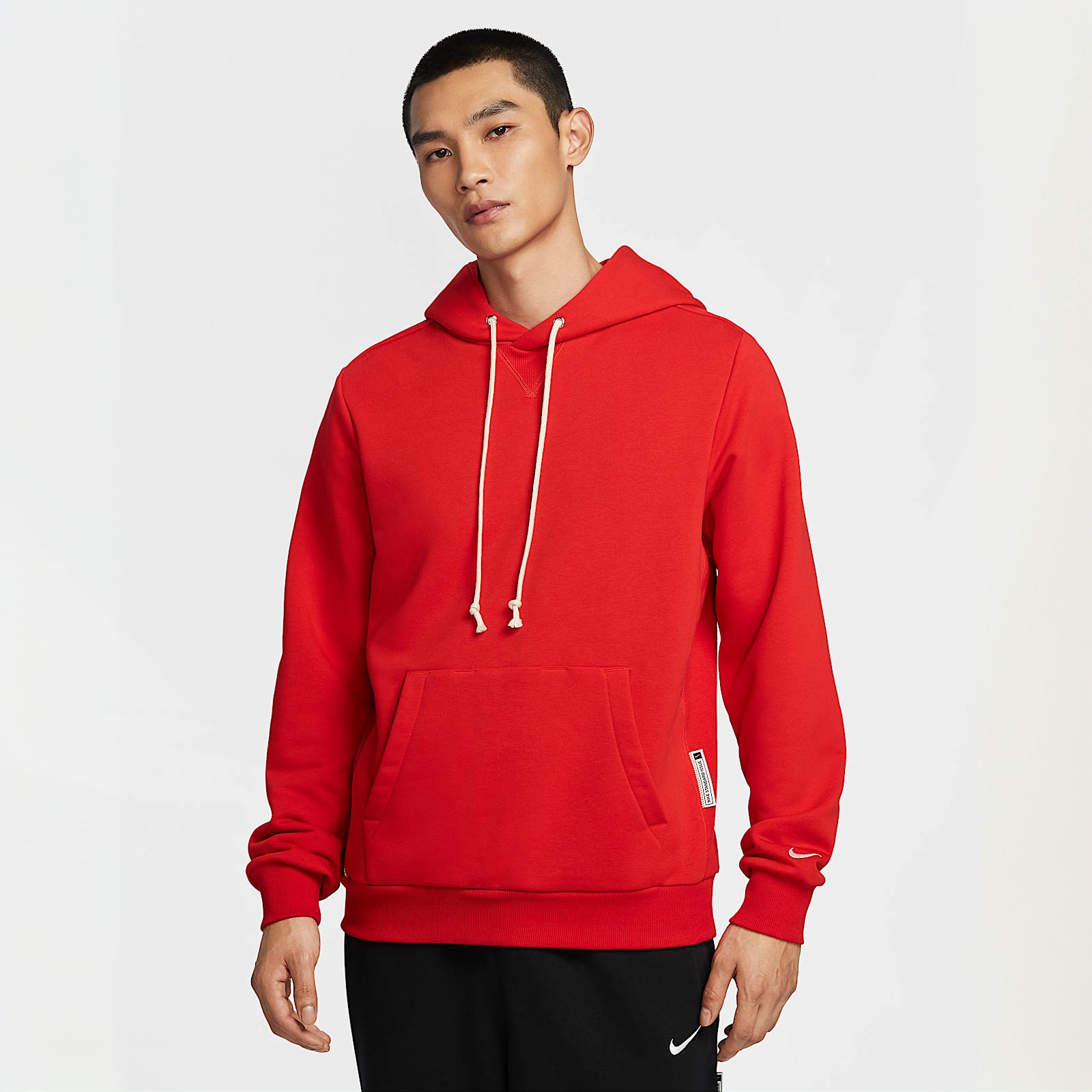 NIKE/耐克Dri-FIT男子针织速干红色套头连帽衫FZ0219657