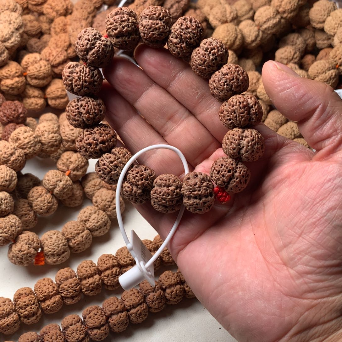 叙***安金刚菩提手串20梁王头货