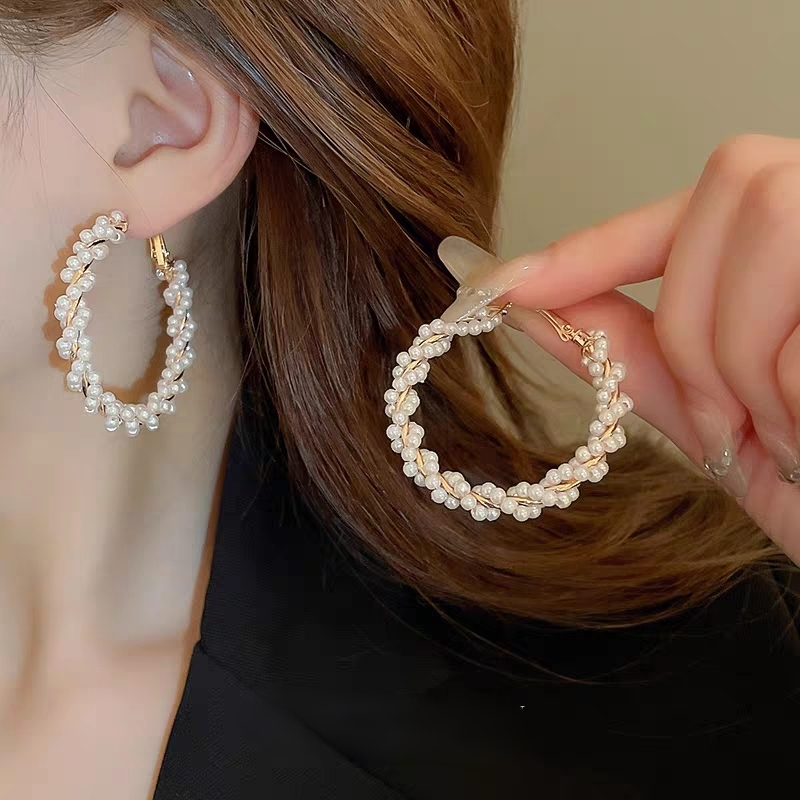 铜合金耳饰 气质轻奢百搭简约优雅精致网红设计师耳环F3248