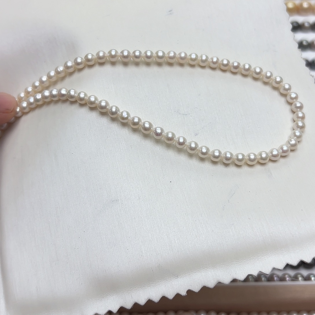 淡水珍珠未镶嵌颈饰4-5淡水ak