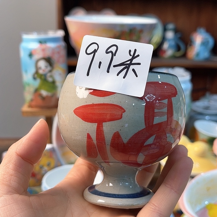 陶景德镇釉下手绘陶瓷 