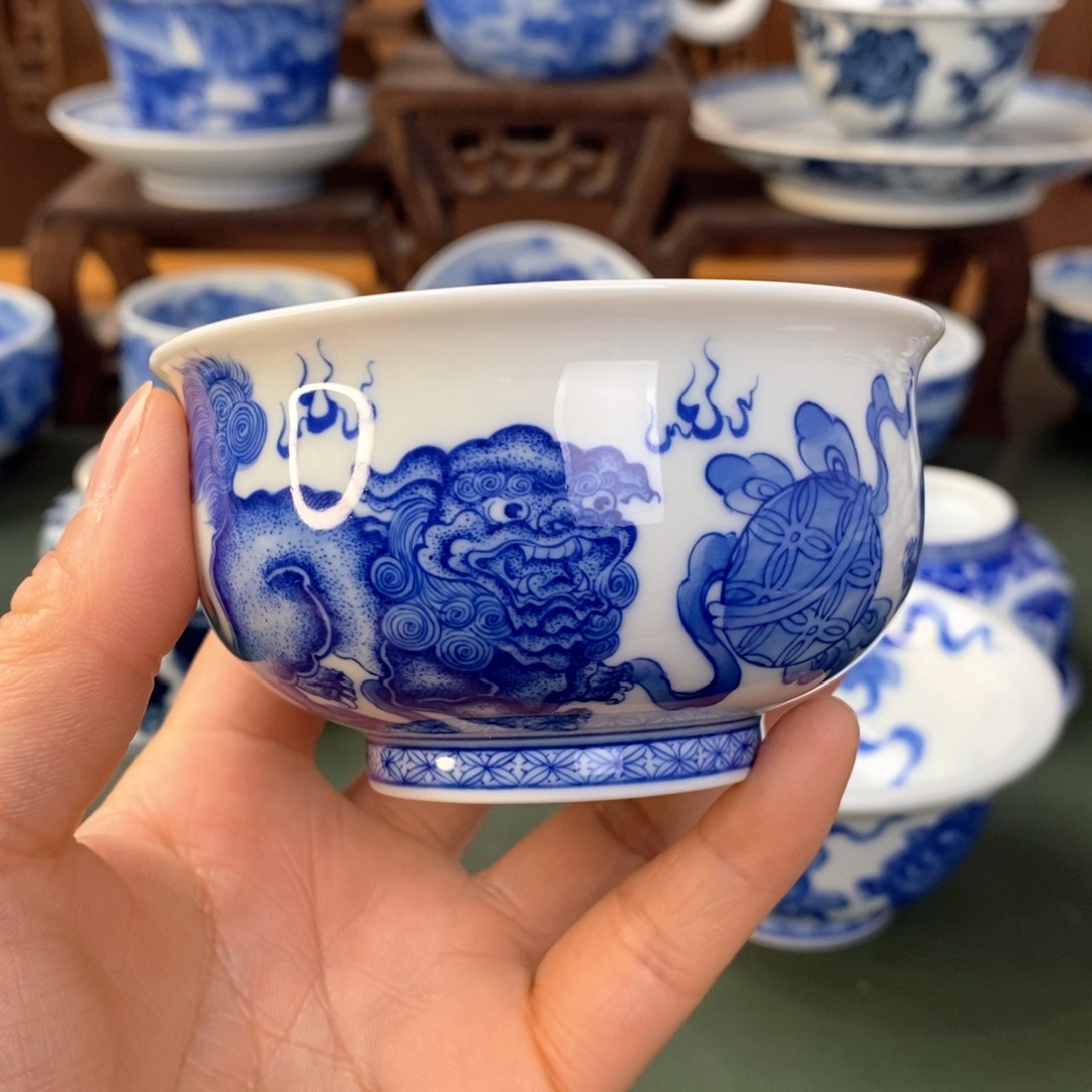 杯景德镇陶瓷手工手绘
