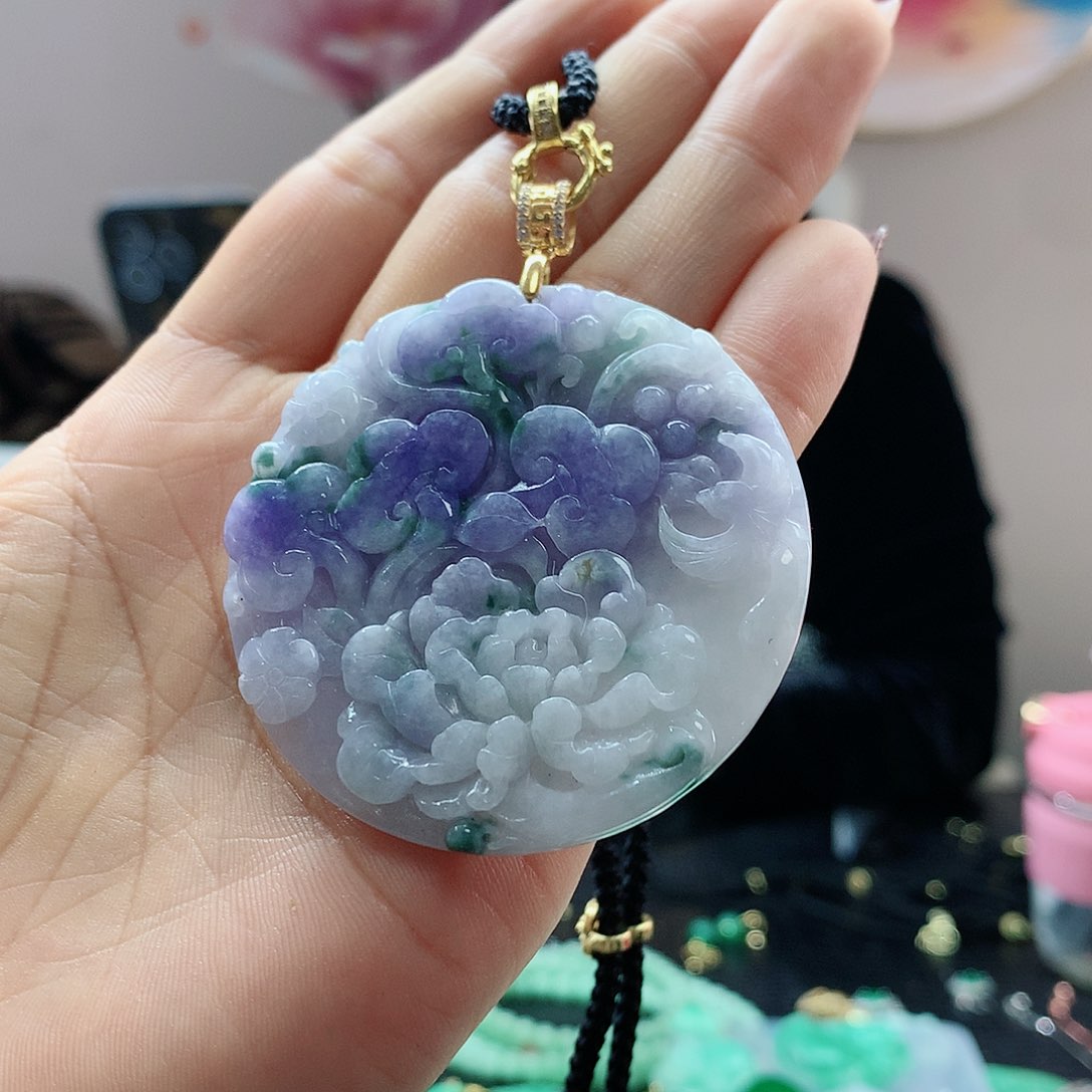 【闪购商品】翡翠吊坠(赠链)合金