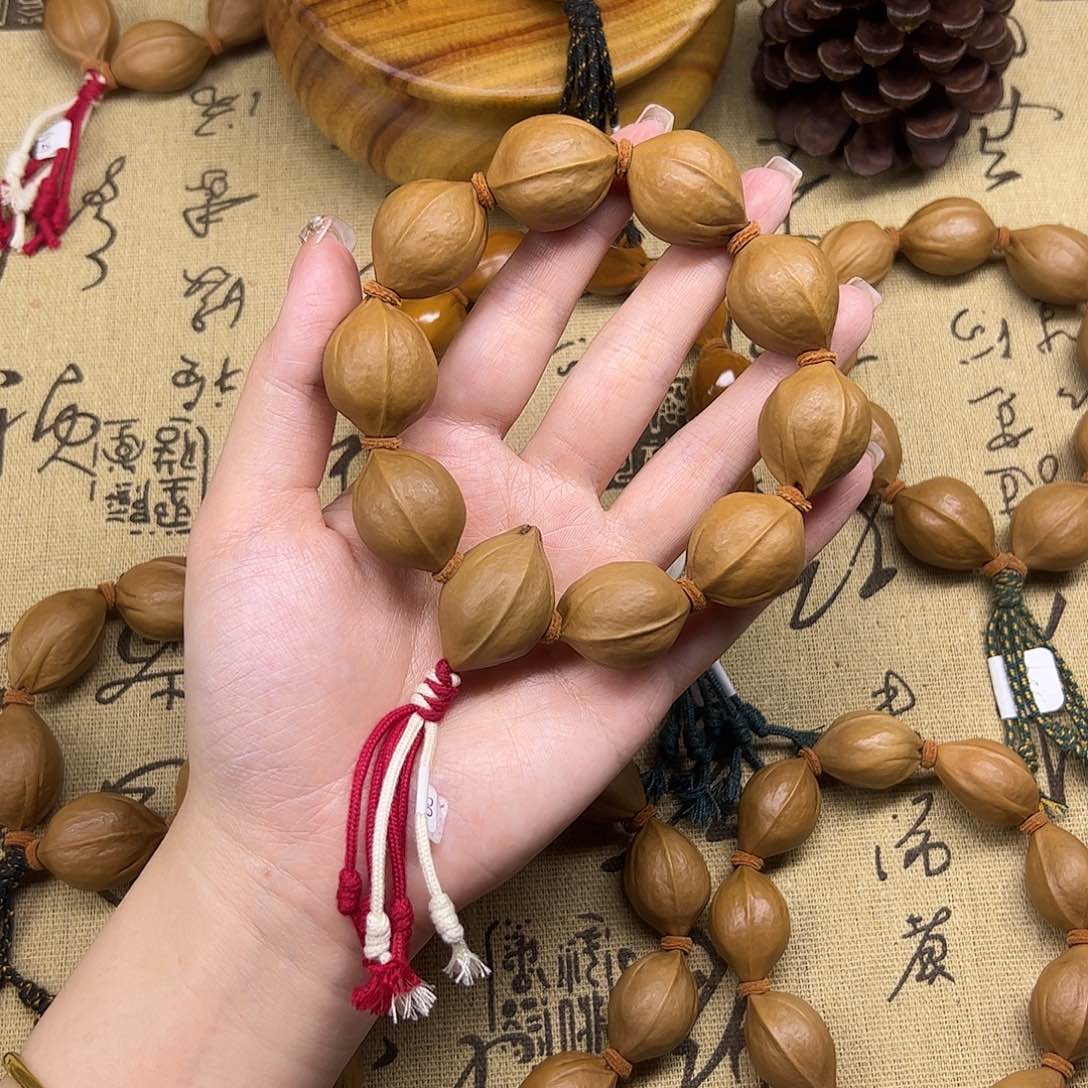 橄榄核手串/手链哈*哦橄榄核手串梅林铁核2027尺寸带三通