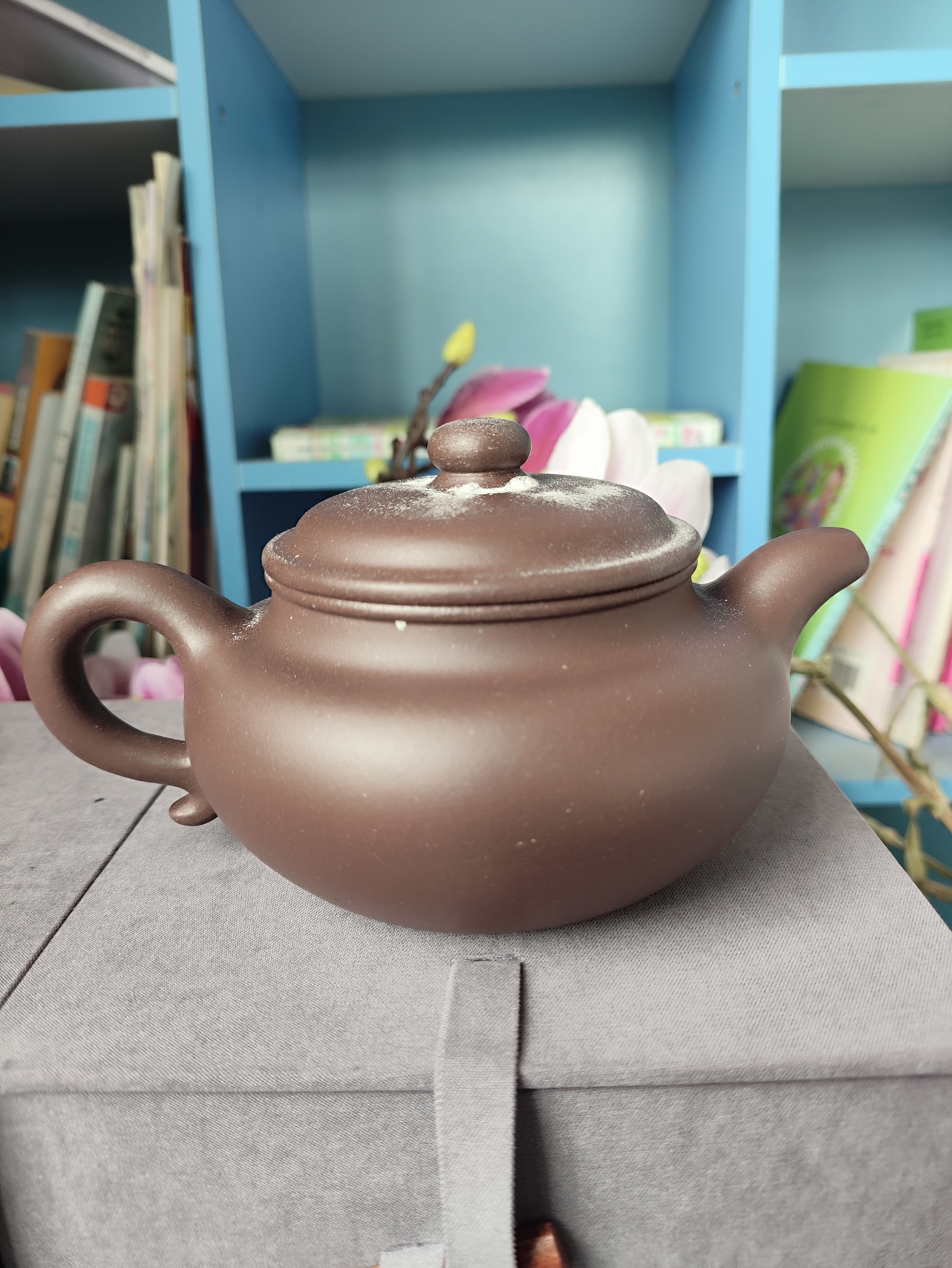 紫砂壶底槽清仿古230cc半手工