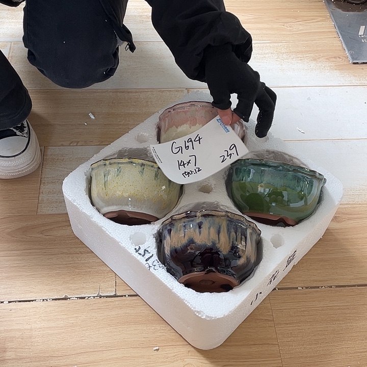 粗陶多肉花盆微瑕694