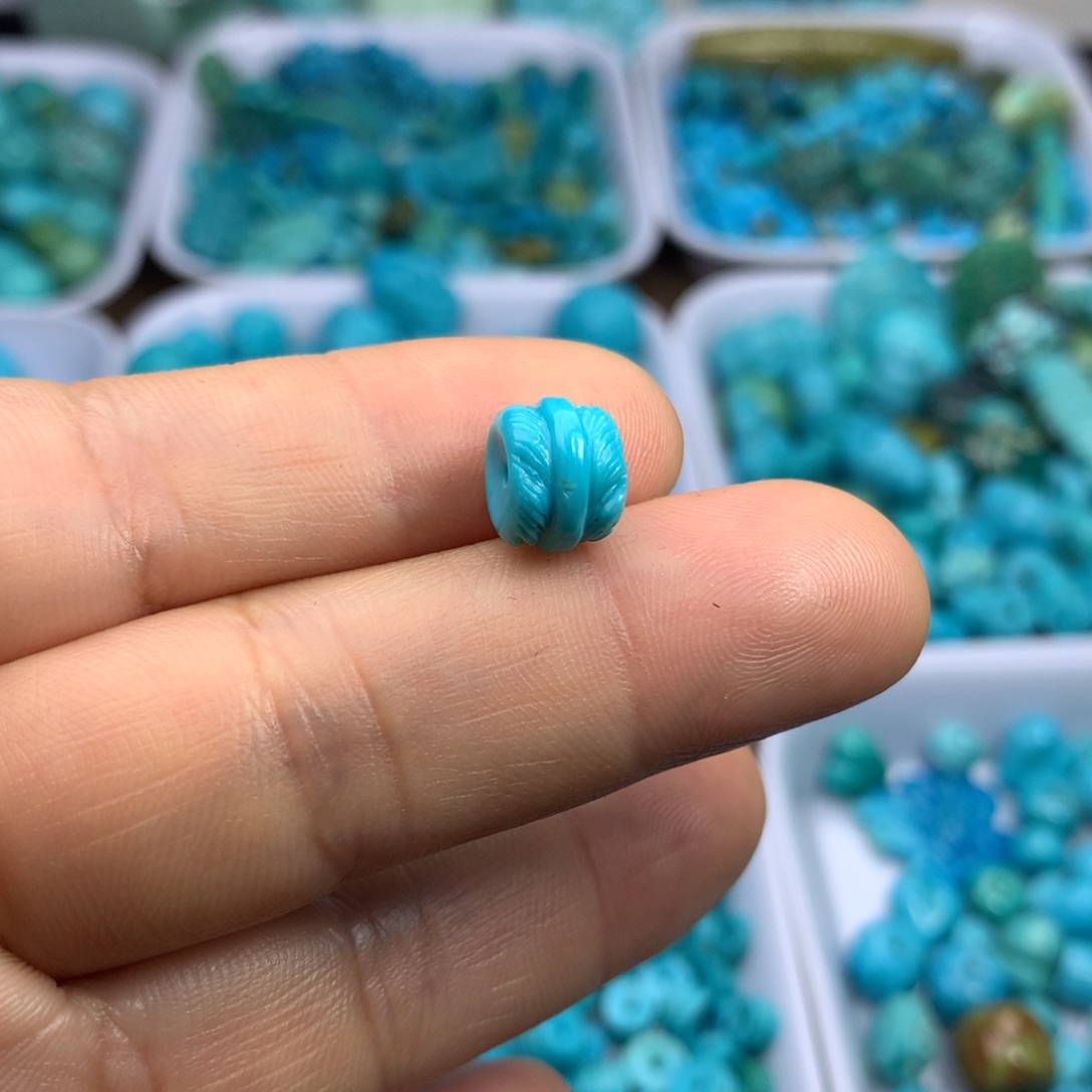 绿松石未镶嵌吊坠(不含链)