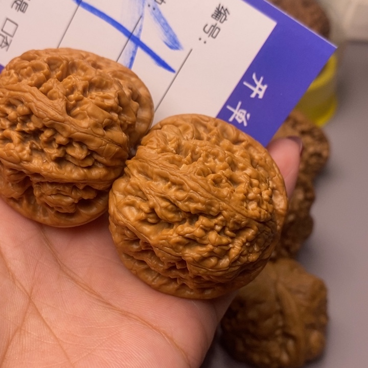 文玩核桃把件罗*果4号粗筋