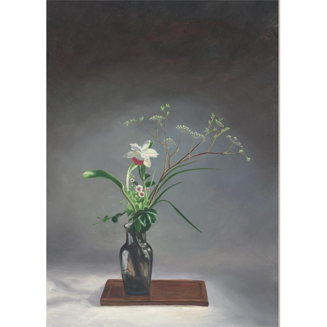 【意境兰花】  装饰画 油画客厅玄关办公室茶室挂画