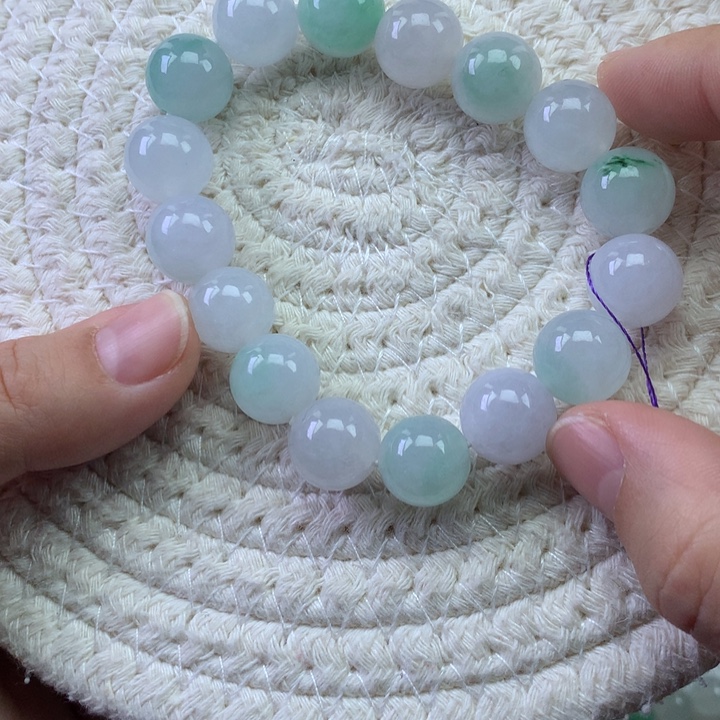 翡翠未镶嵌手串天然翡翠手串