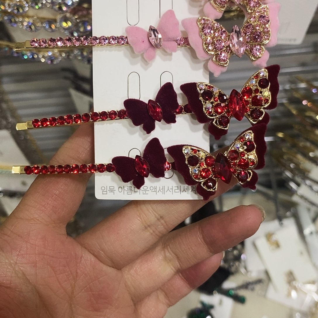 仿水晶合金一字夹