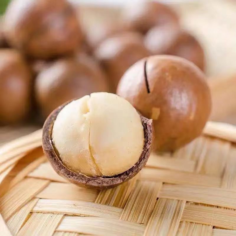 【特大颗粒买四斤送一斤】新货夏威夷果袋装奶油味原味特大颗粒坚果