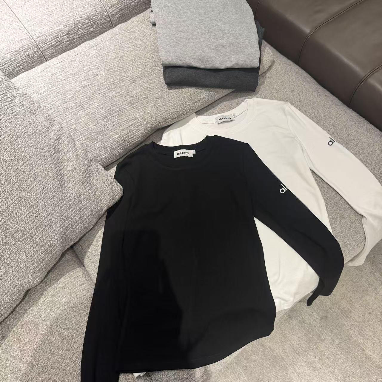 （大家都喜欢）【长袖打底】秋季基础百搭打底圆领长袖T恤CP419