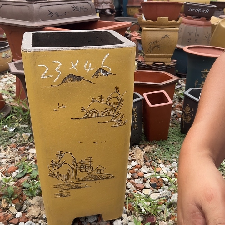 紫砂花盆紫砂花盆瑕疵