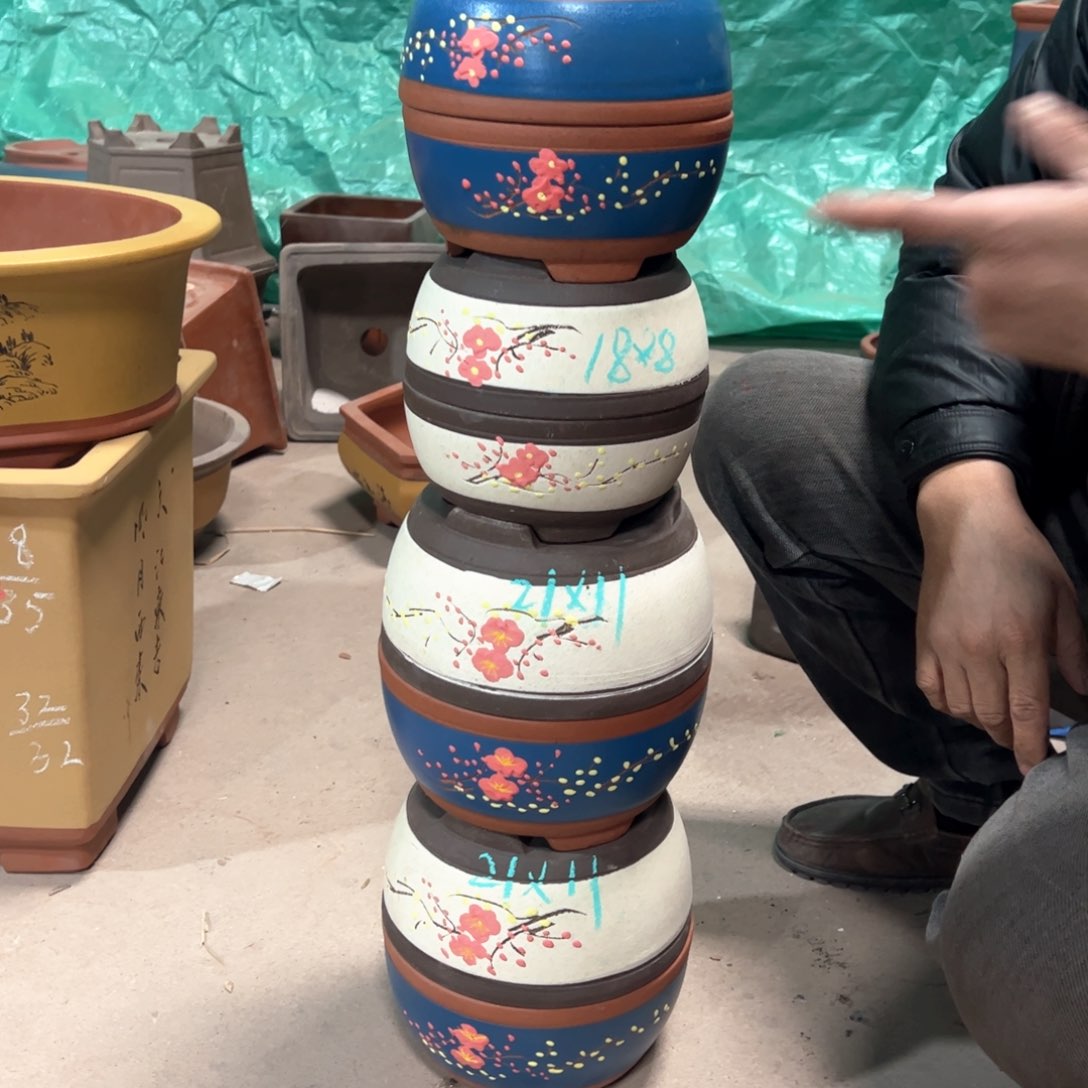 紫砂花盆紫砂花盆