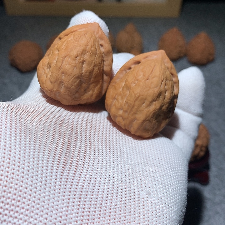 文玩核桃把件石子金蝉33