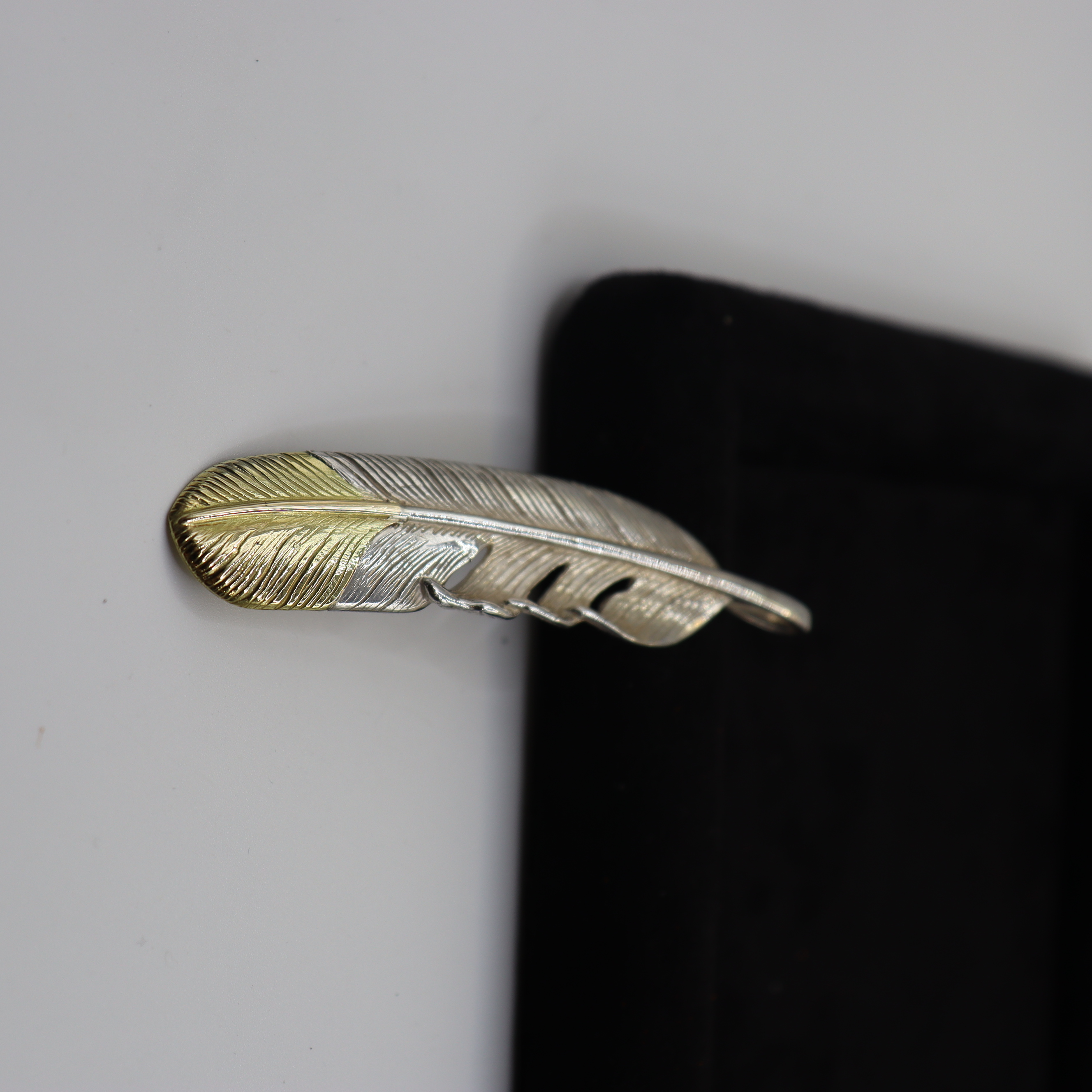 吊坠925银 CORNER TK 先金羽毛 右 吊坠 