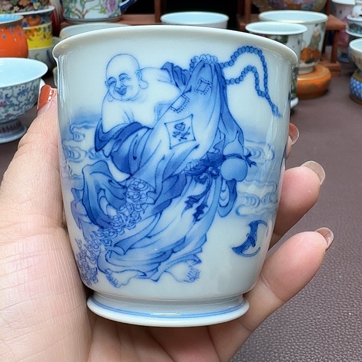 瓷片景德镇仿古手工制作精品展示