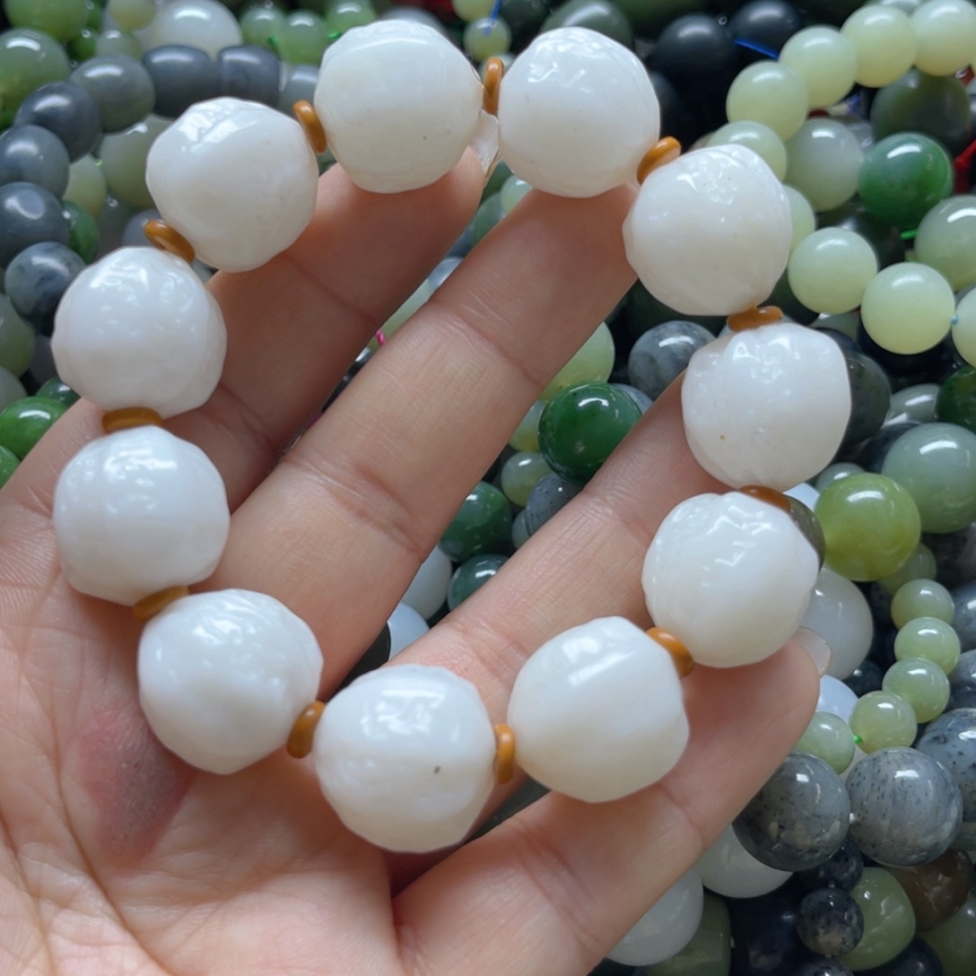 和田玉手链未镶嵌