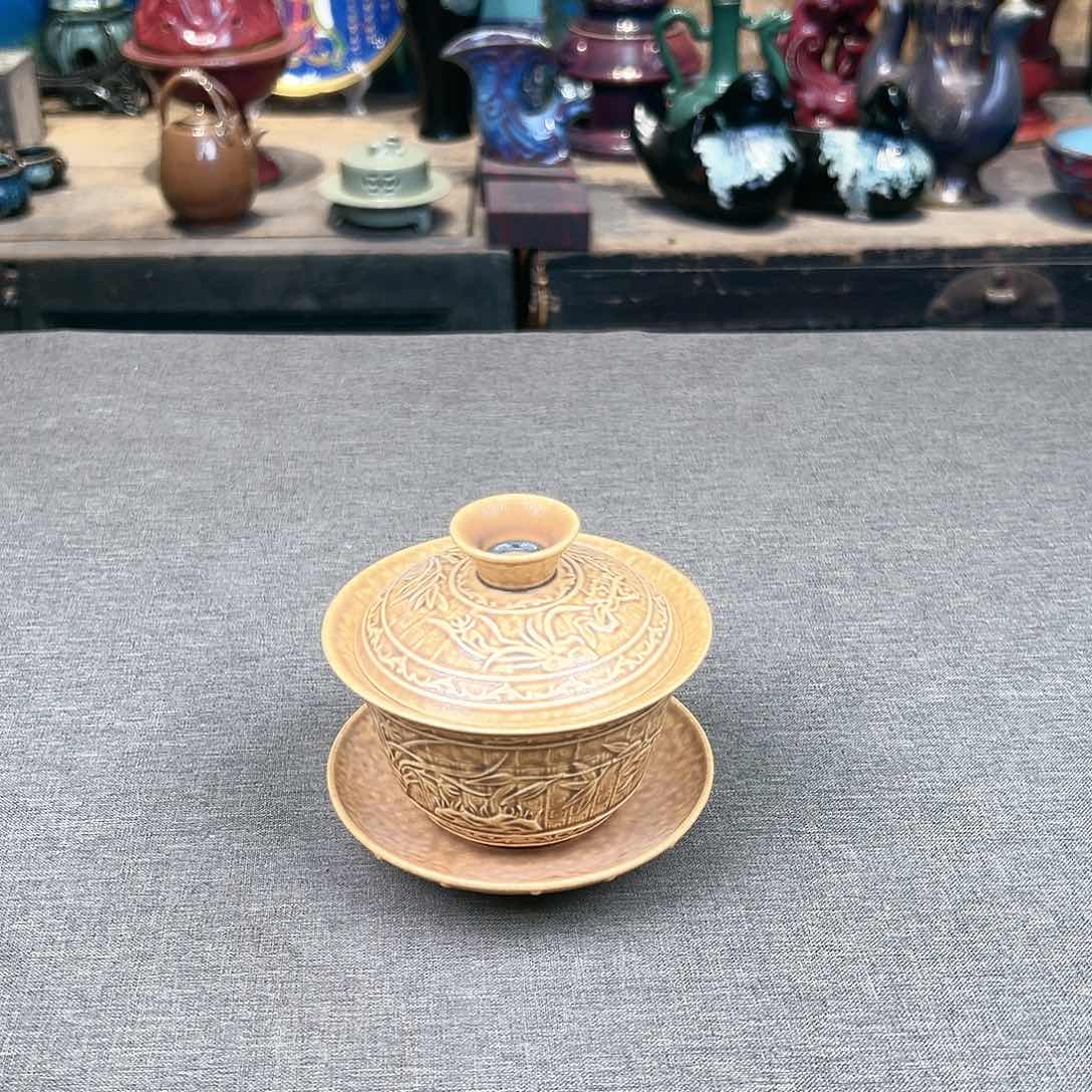 摆件鹅*石陶瓷高端赏器