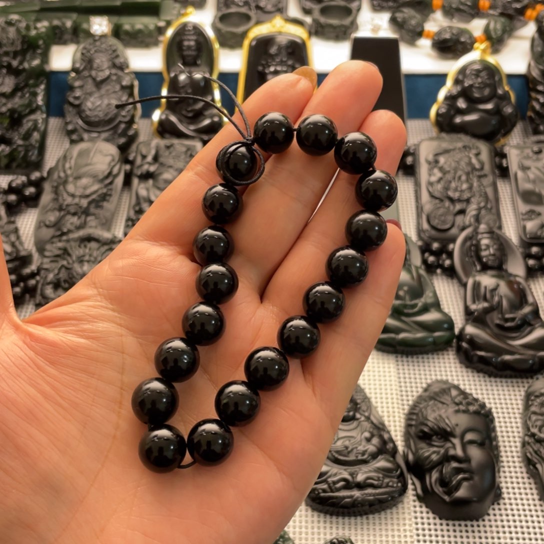 蛇纹石玉手串未镶嵌f****e