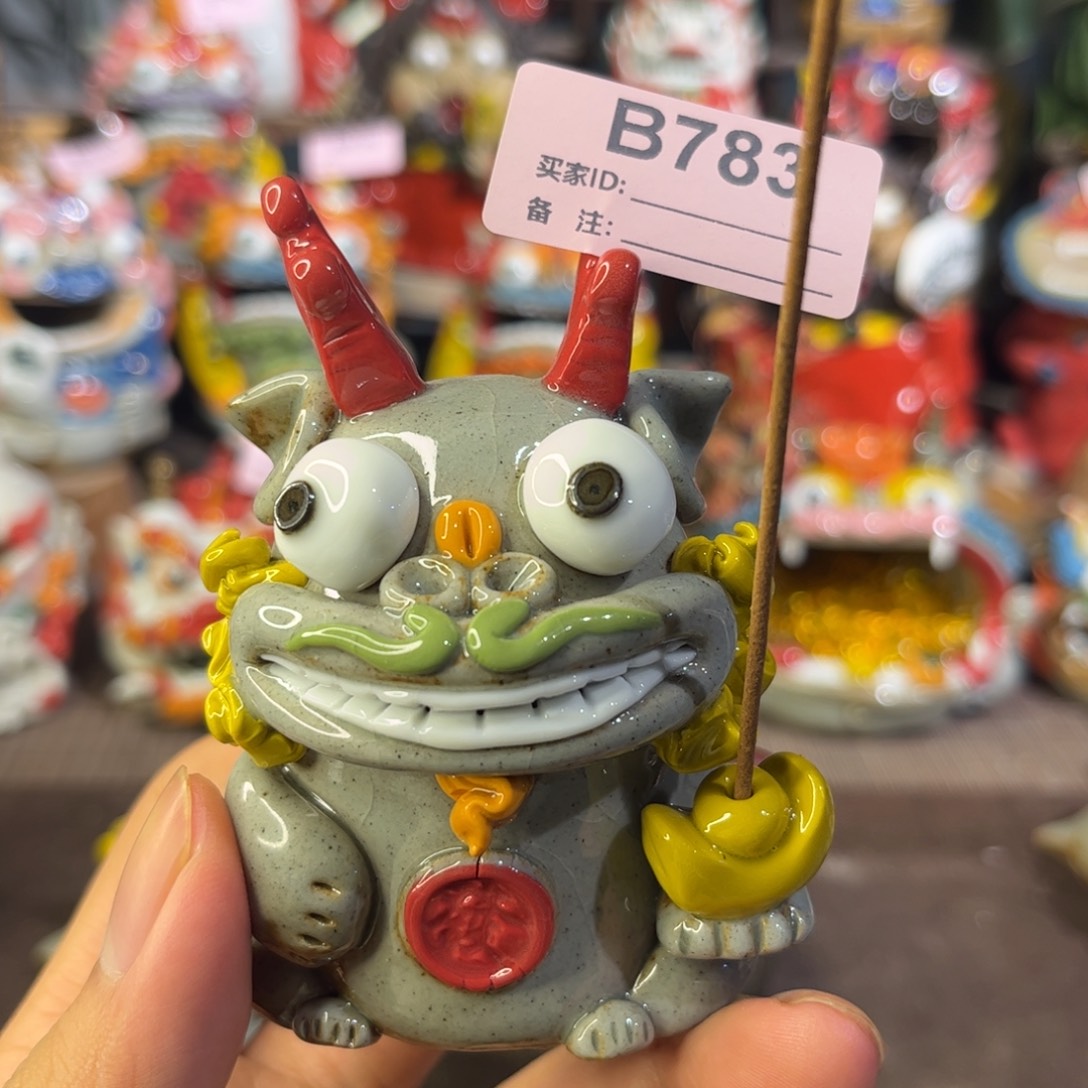 泥塑纯手工茶宠摆件