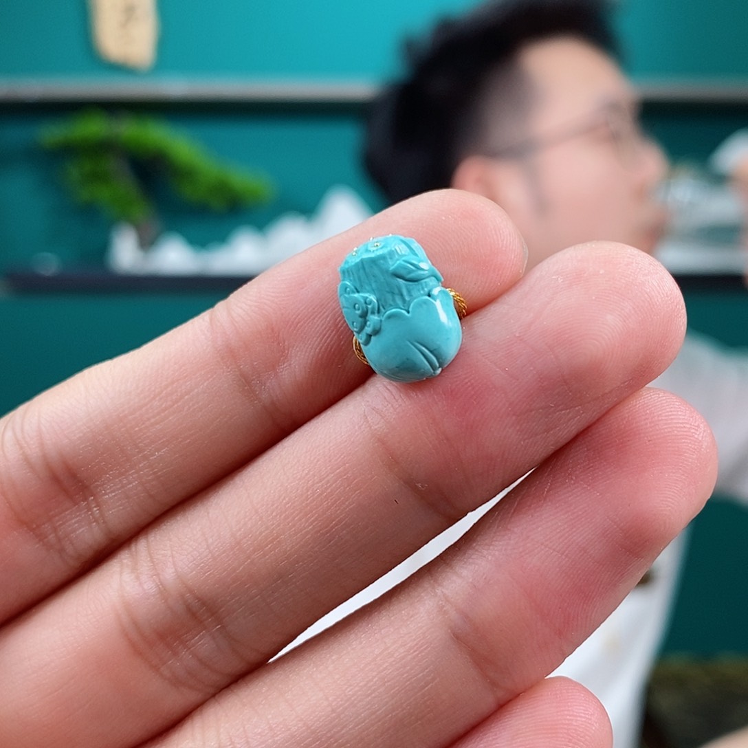 未镶嵌绿松石珠宝奇石