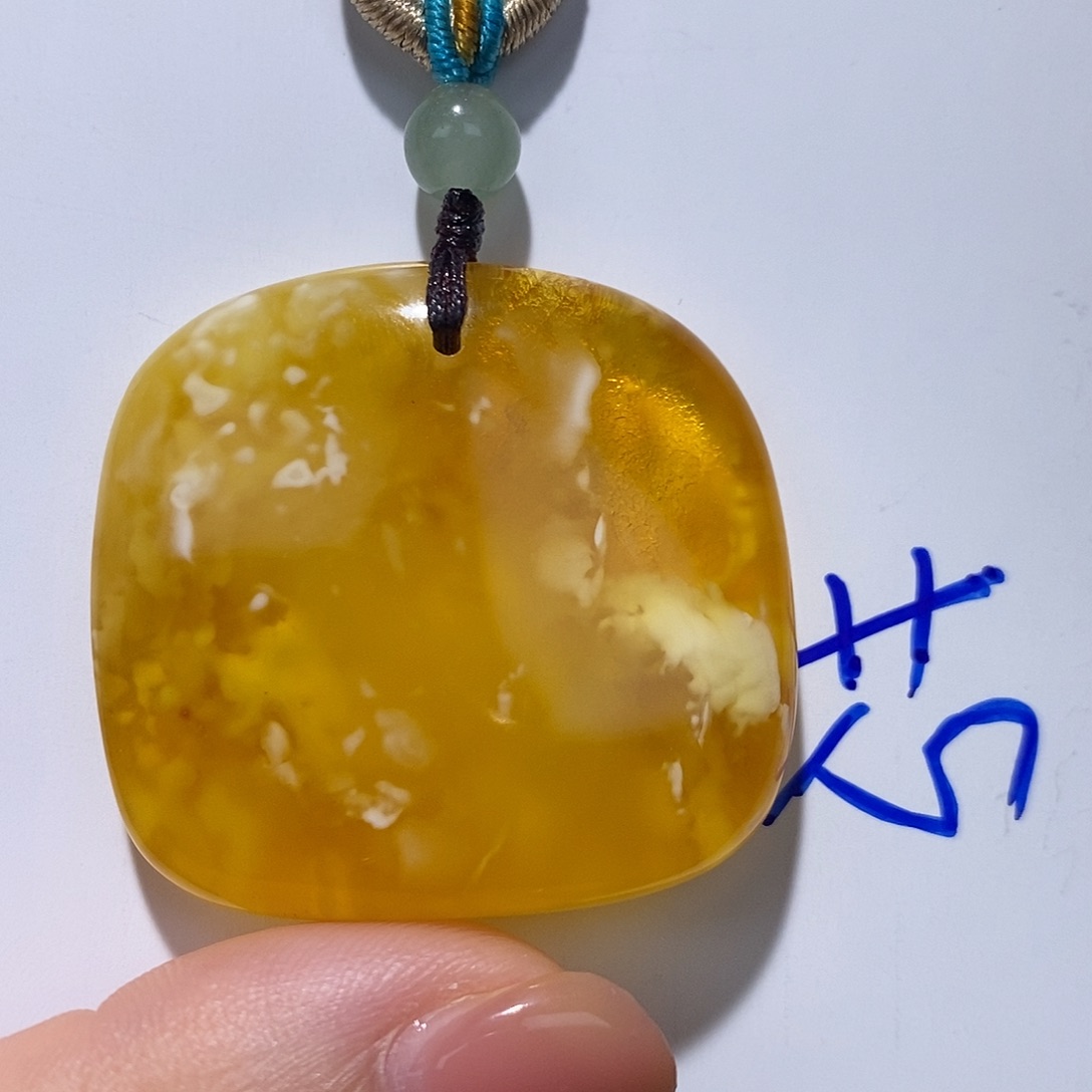 定制琥珀未镶嵌蜜蜡吊坠