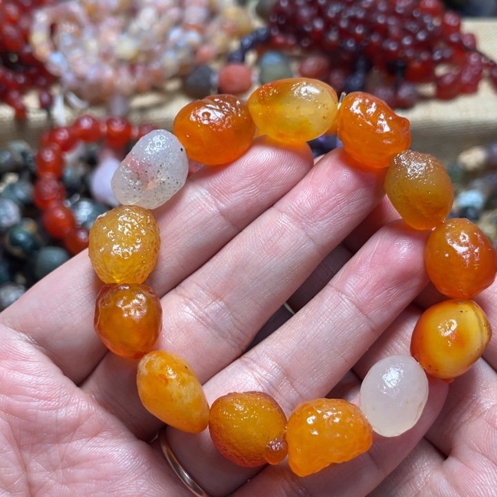 玛瑙/玉髓合金手链