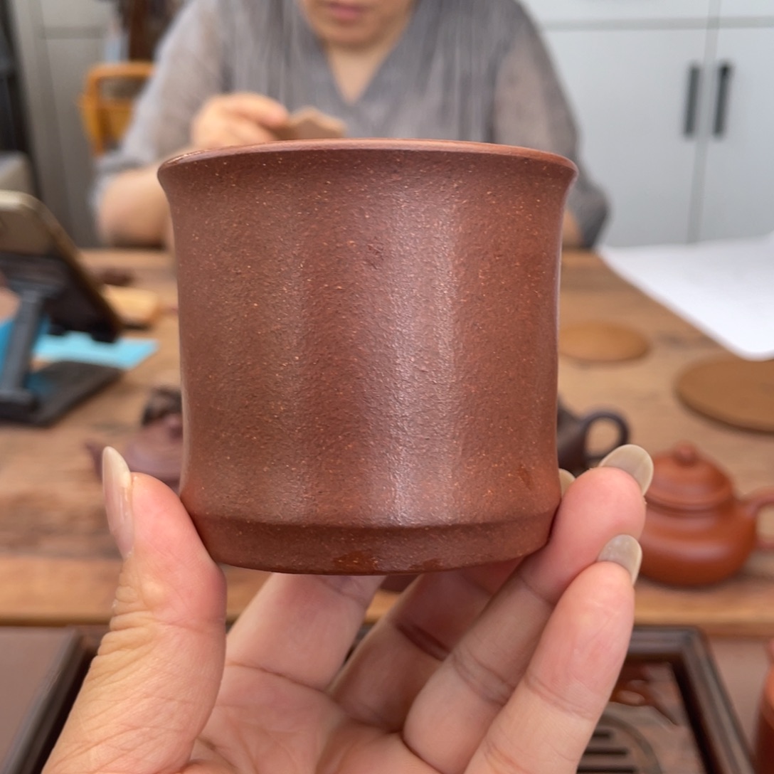 茶杯紫砂底槽清主人杯