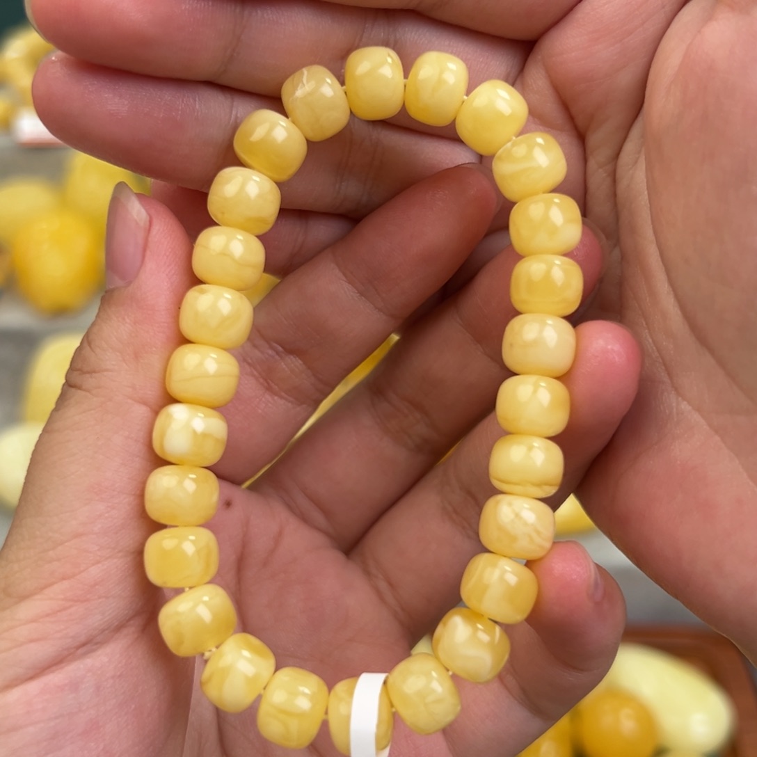 琥珀手链未镶嵌蜜蜡