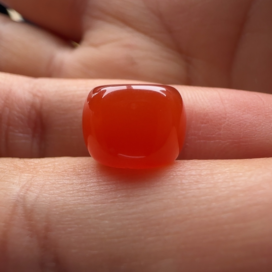 南红玛瑙未镶嵌墩子11x8.2