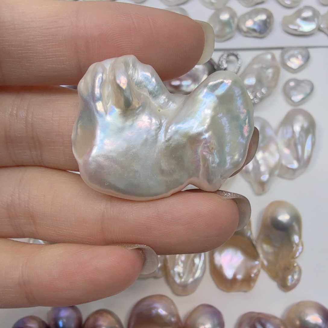 淡水珍珠颈饰银S925镶嵌