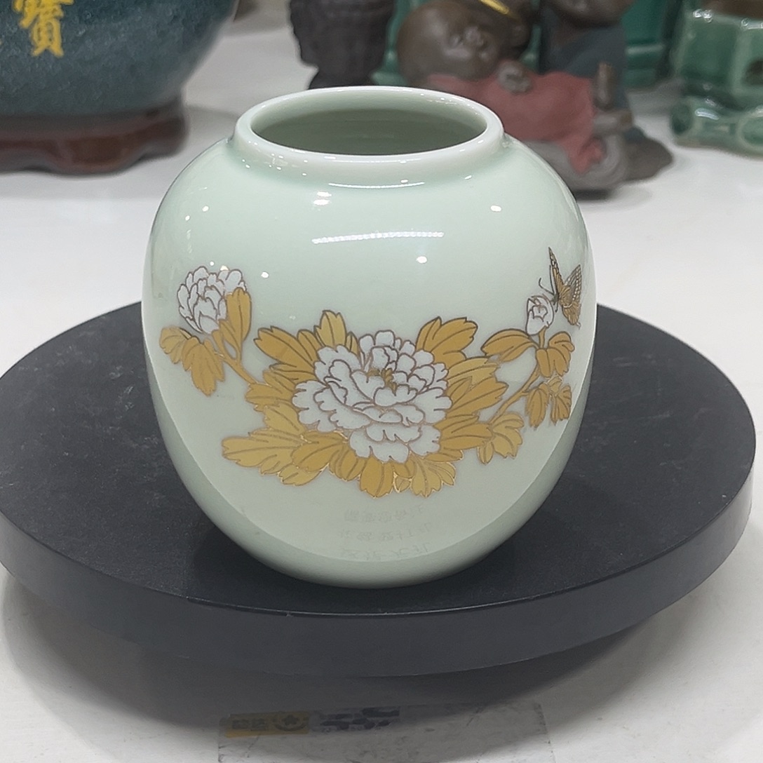 陶瓷绿植多肉微瑕花盆口径5.5*10无孔