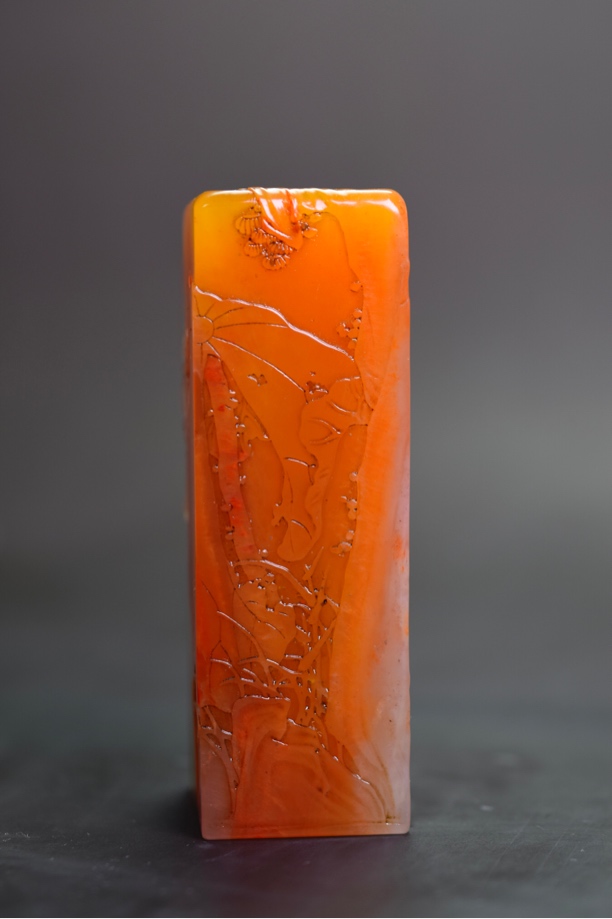 精雕老挝杜陵黄印章