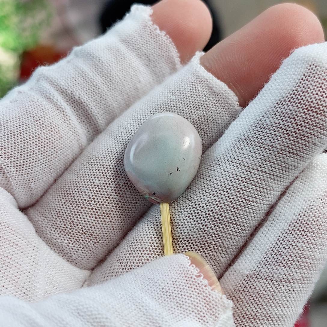 绿松石珠宝奇石18K金镶嵌