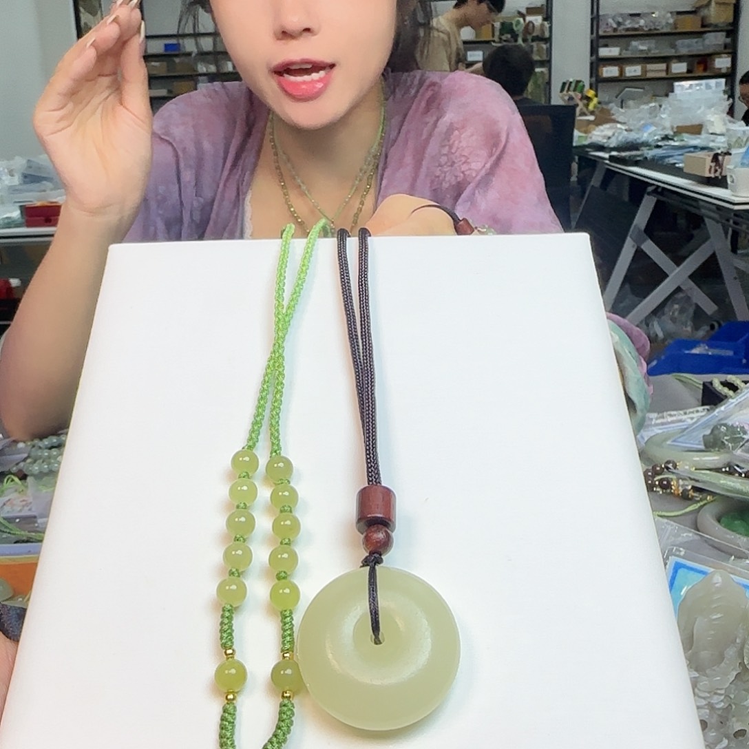 平安扣带链子一套给大家发