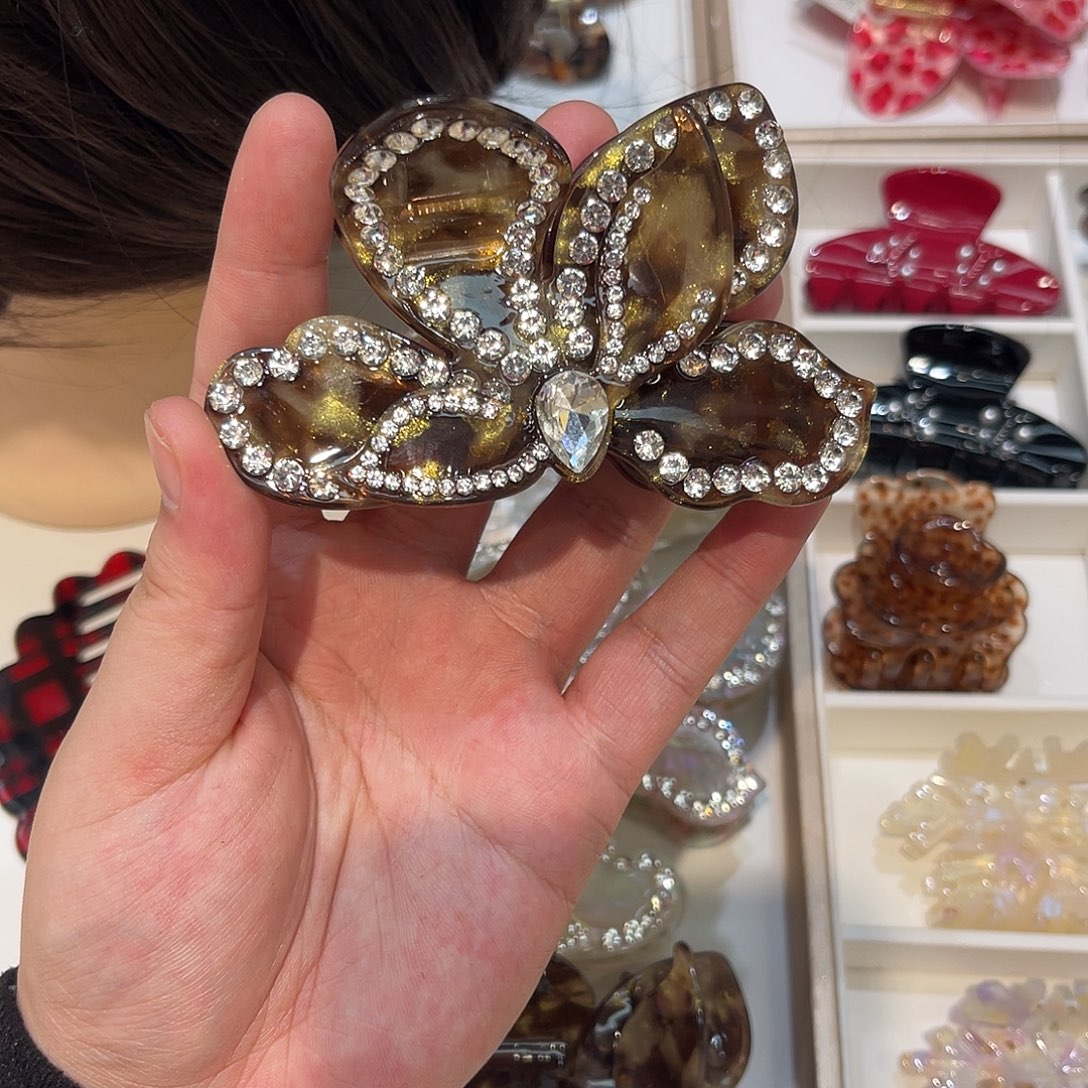 醋酸非金属星空咖满钻三角梅