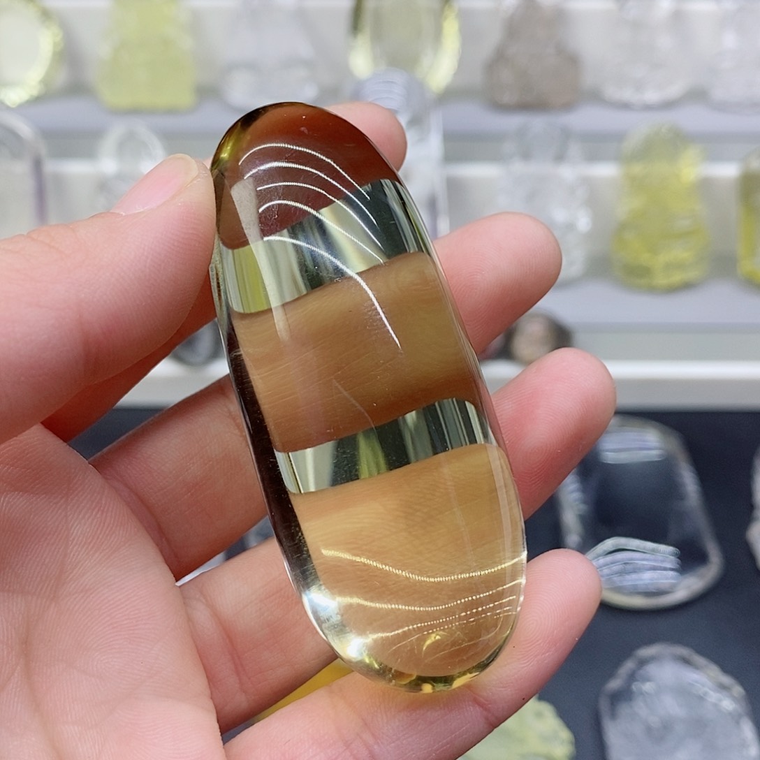 水晶小把件未镶嵌吊坠