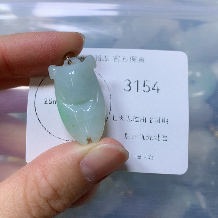 翡翠颈饰未镶嵌翡翠