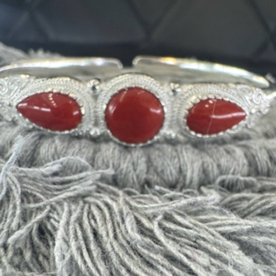 足银手镯 足银手镯 蒙古元素真旭日手镯